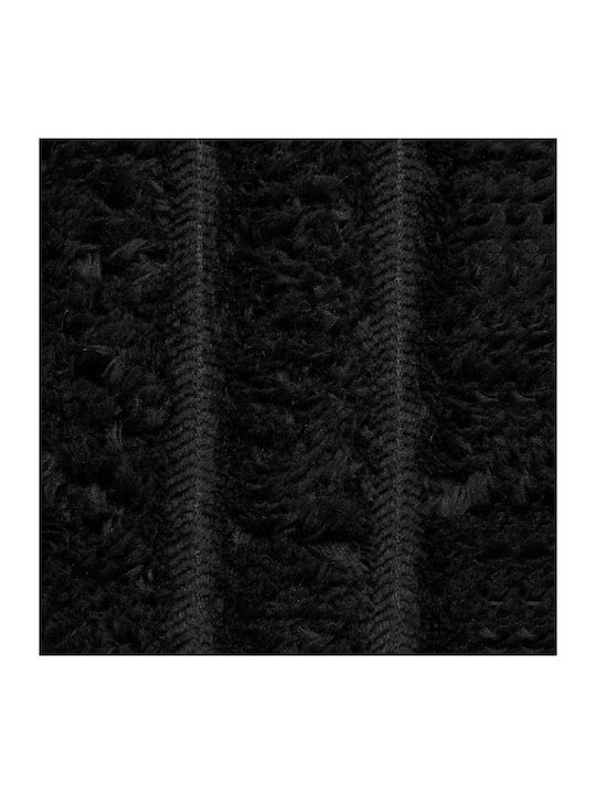 vidaXL Ριχτάρι Διθέσιου Καναπέ Fleece 270x240εκ. Μαύρο