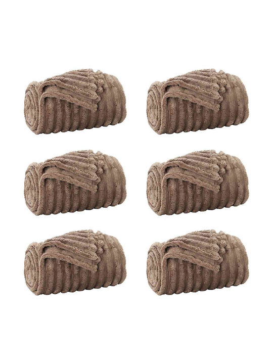 vidaXL Ριχτάρι Πολυθρόνας Fleece 240x220εκ. Καμηλοπάρδαλη 42016871