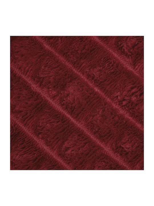 vidaXL Armchair Throw Fleece 200x150cm Turquoise Red