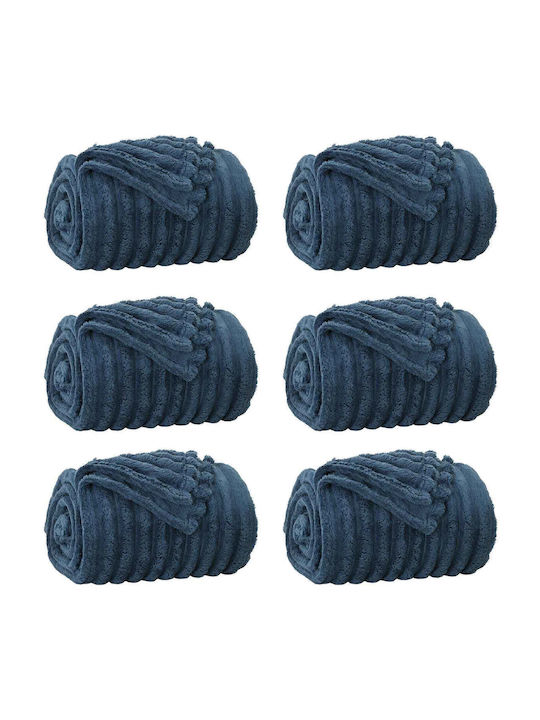 vidaXL Decken & Couchdecken Sesselüberwurf Fleece 240x220cm Dunkelblau