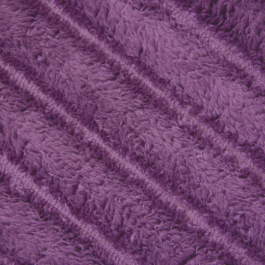 vidaXL Decken & Couchdecken Sesselüberwurf Fleece 150x130cm Lila