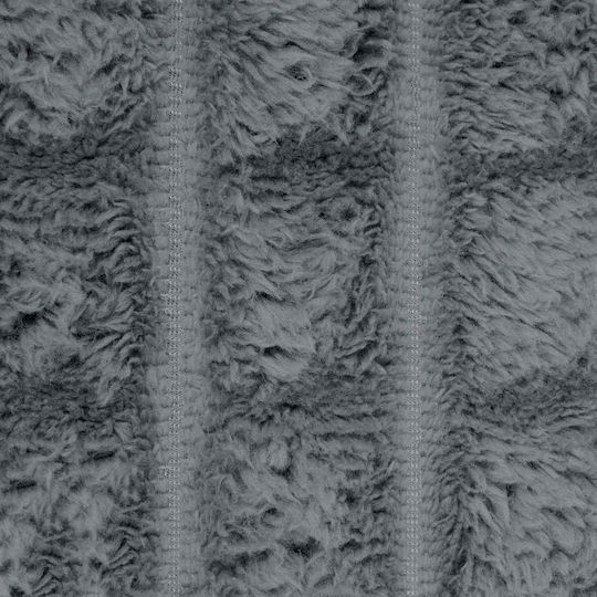 vidaXL Покривка За Фотьойл Полар 150x130см Тъмносив