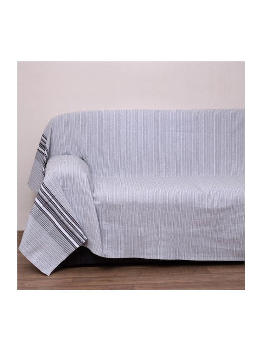 Viopros Armchair Throw 170x170cm Gray