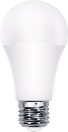 Redled LED-Lampe 10W für Fassung E27 und Form A60 Warmes Weiß 800lm mit Fotokontrolle