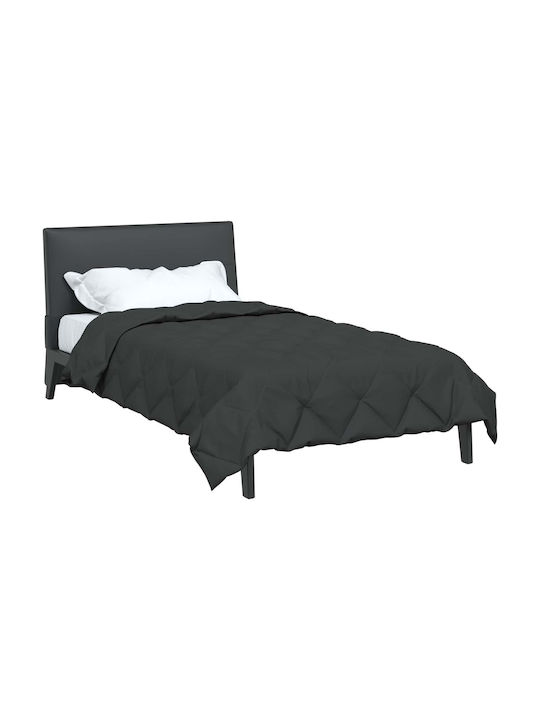 vidaXL Κουβέρτα Διπλή 200x140εκ. Ανθρακί
