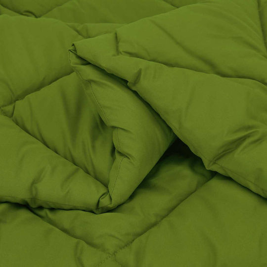 vidaXL Pătură Supraînălțată 220x140cm Verde