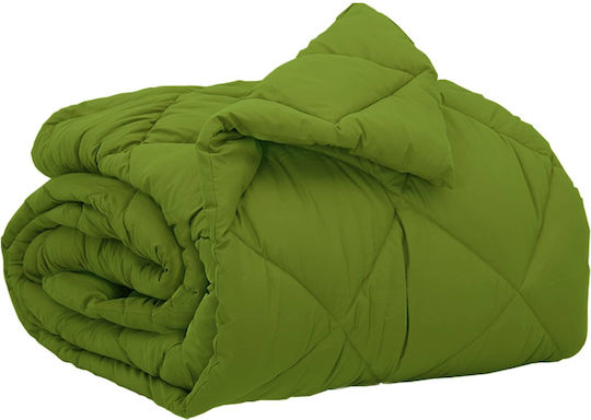 vidaXL Pătură Supraînălțată 220x140cm Verde