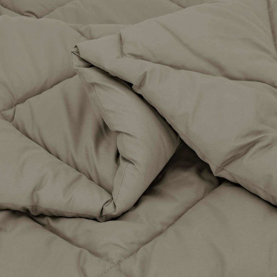 vidaXL Super King Blanket 220x155cm Light Gray
