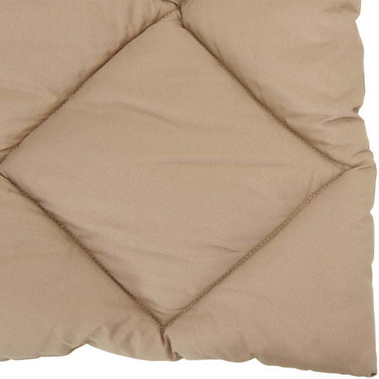 vidaXL Pătură Supraînălțată 220x240 cm Taupe