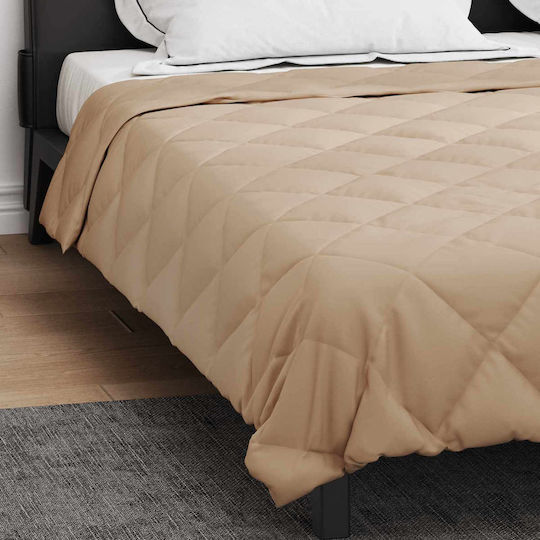 vidaXL Pătură Supraînălțată 220x240 cm Taupe