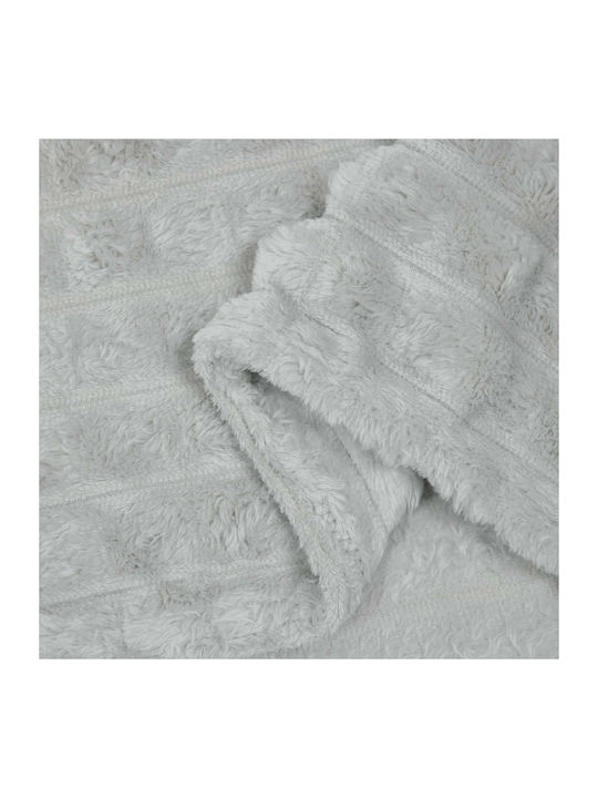 vidaXL Fleece Decke King Size 270x240cm Grau