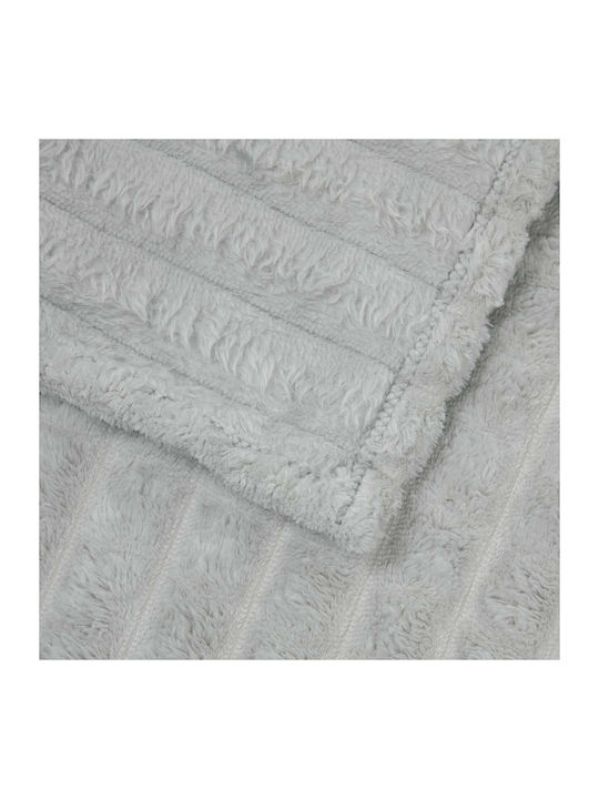 vidaXL Fleece Decke Übergröße 240x220cm Grau