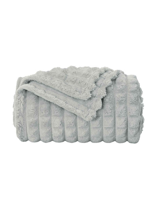 vidaXL Fleece-Decke Doppel 200x150cm Grau