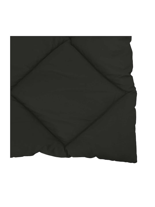 vidaXL Плик за Завивка Кинг Сайз 220x155 Черно