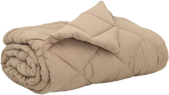 vidaXL Παπλωματοθήκη Διπλή 200x200 Taupe #