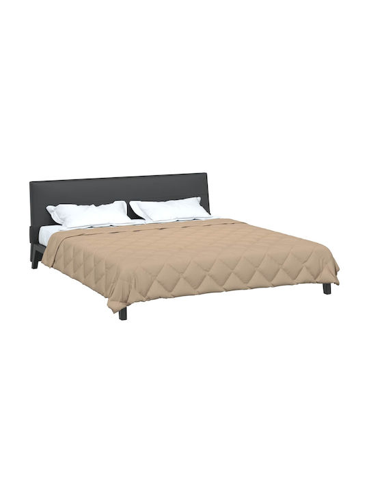 vidaXL Duvet Cover Double 200x200 Taupe #