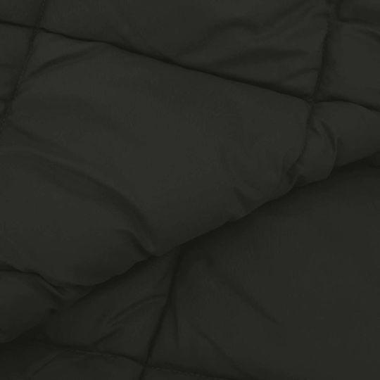 vidaXL Duvet Cover Single 135x200 Black Velvet-Black Metal