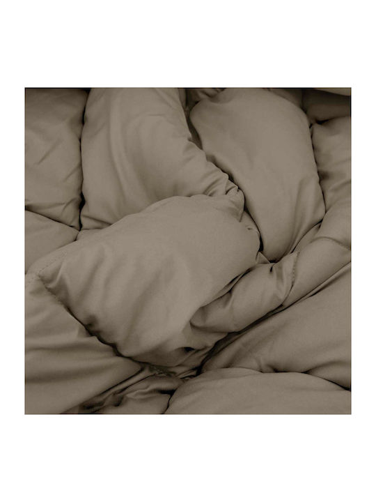 vidaXL Duvet Cover Single 140x200 Light Grey, Anthracite