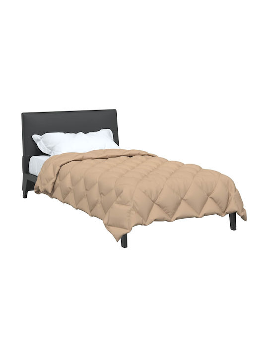 vidaXL Плик за Завивка Двоен 200x155 Taupe #