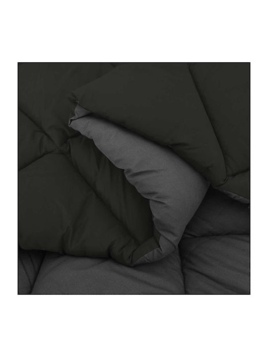 vidaXL Плик за Завивка Двоен 200x200 Black, Anthracite