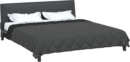 vidaXL Плик за Завивка Двоен 200x200 Black, Anthracite