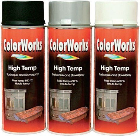 Motip Dupli Spray Paint Colorworks High Temp High Temperature with Matt Effect Silver 400ml