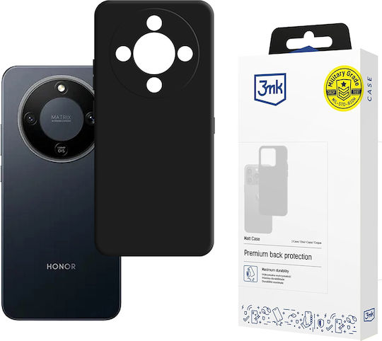 3MK Matt Umschlag Rückseite Silikon Schwarz (Honor Magic8 Lite - 3mk)