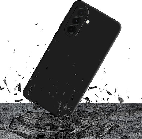 3MK Matt Umschlag Rückseite Silikon Schwarz (Honor Magic8 Lite - 3mk)