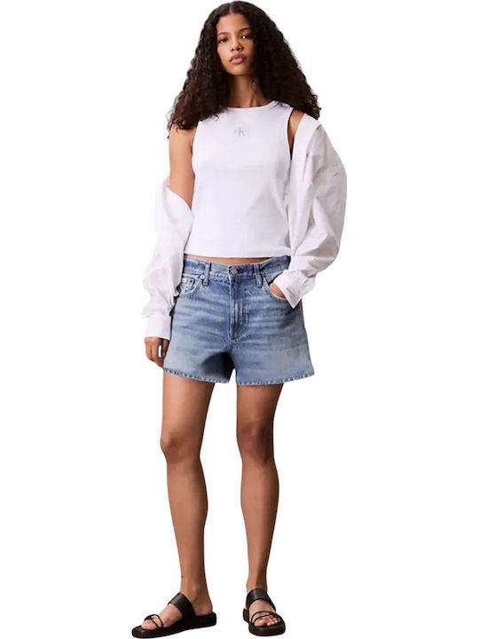 Women's Blouse Cotton Sleeveless White
