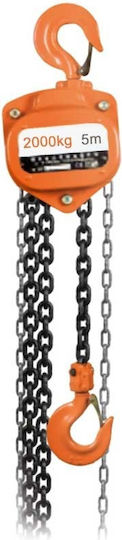 Nova Chain Hoist 2000/5 for Weight Load up to 2t Orange