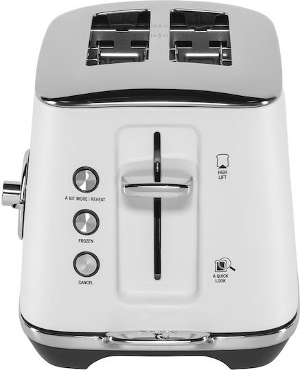 Sage The Toast Select Luxe Φρυγανιέρα 2 Θέσεων 1000W Λευκή