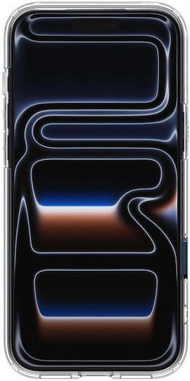 Spigen Ultra Hybrid MagFit Rückseite Umschlag Silikon / Kunststoff 2mm Transparent Tiefblau (iPhone 17 Pro Max)