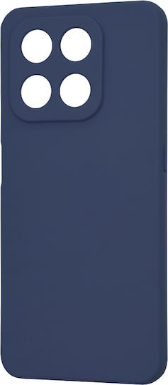 Techsuit Softflex Umschlag Rückseite Silikon Marineblau (Honor 400)