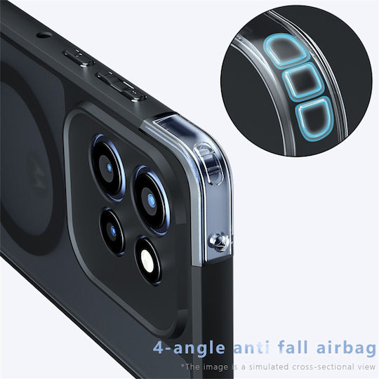 Techsuit Purefrost Задна корица Силикон Черен (Motorola Edge 50 Neo / Edge 60 Neo)