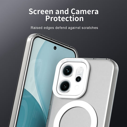 Techsuit Candycase Umschlag Rückseite Kunststoff / Silikon Weiß (Oppo Reno14, Techsuit)