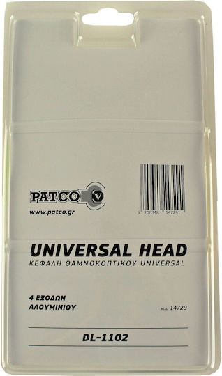 Patco Handbetriebene Aluminium Kopfart mit Befestigungsschraube 4 Yan Linienausgänge Universal