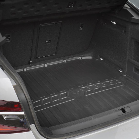 Umbrella Kofferraummatten 1Stück aus Gummi für Peugeot 5008 2017+ Schwarz