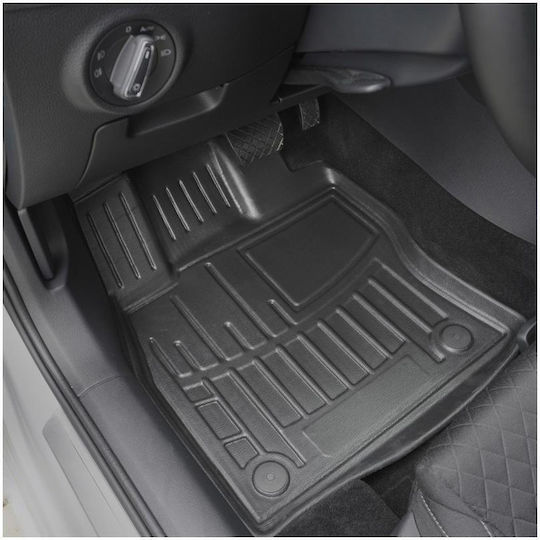 Umbrella Set Covorașe Față și Spate 4buc din Furtun pentru Volkswagen T6 2015-2021 Negre