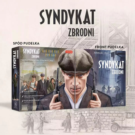 Board Game Crime Syndicate for 1-2 Players 12+ Years Old (PL) Nasza Ksiegarnia