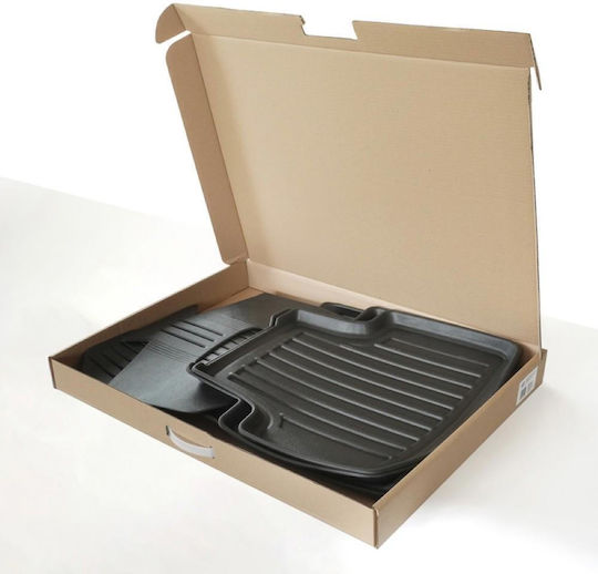 Umbrella Set Covorașe Față și Spate 2buc din Furtun pentru Mitsubishi L200 2006-2015 Negre