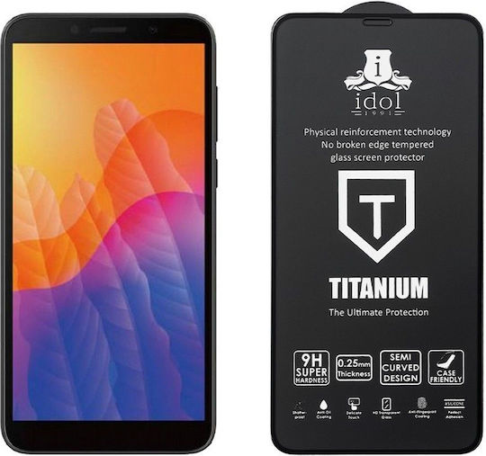 Idol 1991 Пълно лепило Закалено стъкло за цялото лице (Huawei Y5p)