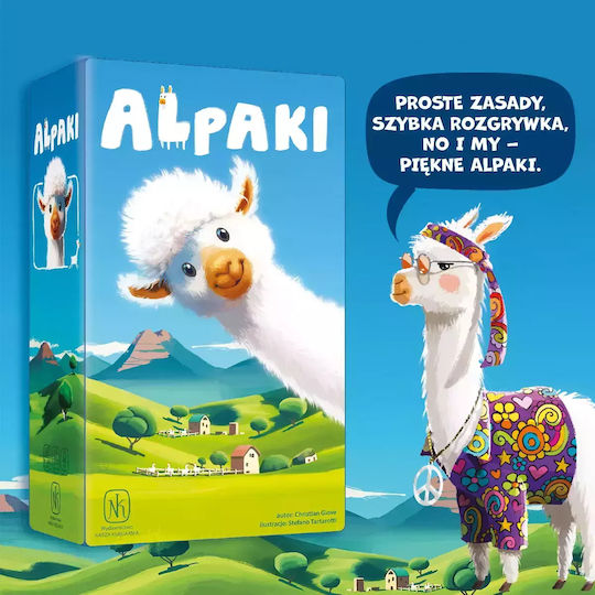 Board Game Alpacas for 2-4 Players 8+ Years Old (PL) Nasza Ksiegarnia