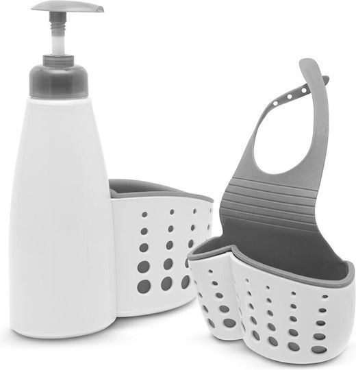 Set Accesorii Baie Plastic Gri Set Accesorii Baie Plastic Gri