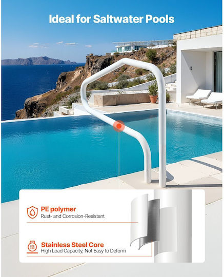 Vevor Pool Accessories made of Stainless Steel 122x81.3cm White