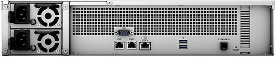 Synology RackStation RS2423RP+ NAS Rack με 12 θέσεις για HDD/SSD και 2 θύρες Ethernet