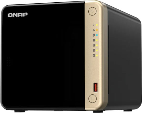 QNap TS-264 NAS Tower με 2 θέσεις για HDD/M.2/SSD και 2 θύρες Ethernet