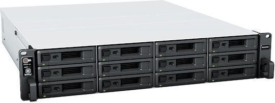 Synology RackStation RS2423+ NAS Rack με 12 θέσεις για HDD/SSD και 2 θύρες Ethernet