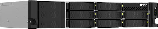 QNap TS-864EU-RP-8G NAS Rack με 8 θέσεις για M.2/SSD και 2 θύρες Ethernet