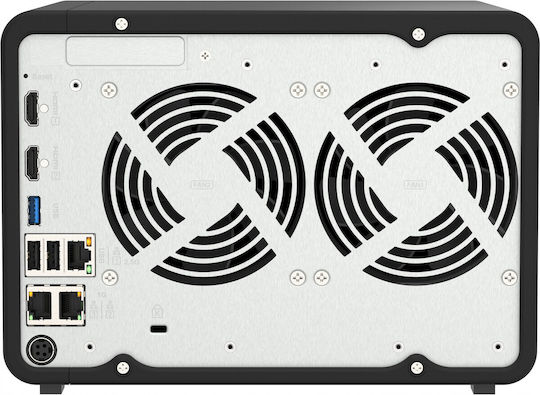 QNap NAS With 6 Hard Drive Slots For HDD/SSD And 2 Ethernet Ports TS-AI642-8G