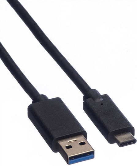 Roline USB 3.1 Cable USB-C male - USB-A Black 1m (11.02.9011)